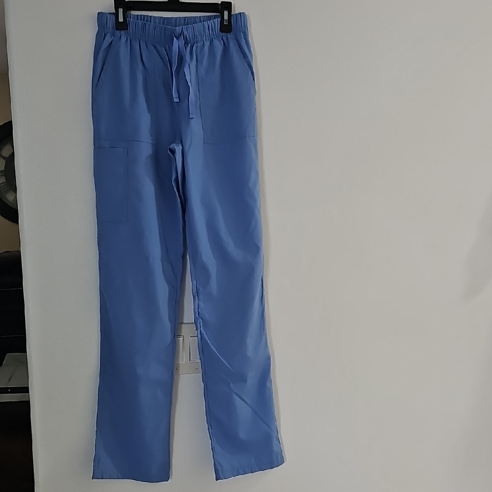 Butter-Soft Originals Womens Mid Rise Straight Leg Cargo Scrub Pant Size XS Tall